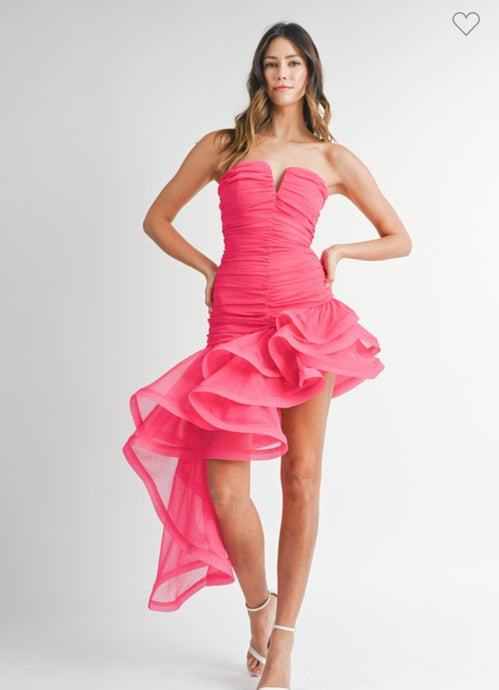Pink Derby Dress