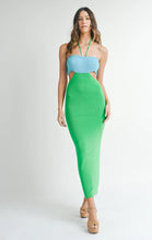 Load image into Gallery viewer, Contrast Bandeau Cutout Dress