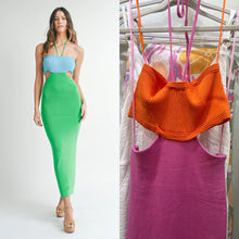 Load image into Gallery viewer, Contrast Bandeau Cutout Dress
