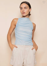 Load image into Gallery viewer, Ruched Mesh Top