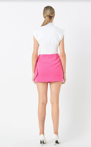 Fuchsia Mini Skirt