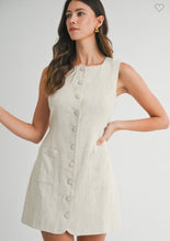 Load image into Gallery viewer, Kacey Button Down Mini Dress