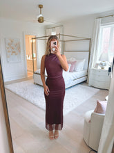 Load image into Gallery viewer, Burgundy Allure Maxi Dress