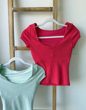Load image into Gallery viewer, Elaine Ribbed Basic Top