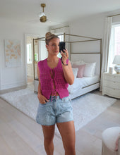 Load image into Gallery viewer, Pink Sands Tie Top