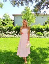 Load image into Gallery viewer, Whitney Linen Strapless Dress