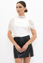 Load image into Gallery viewer, Noir Drape Top – Ivory