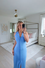 Load image into Gallery viewer, Blue Skies Midi Dress