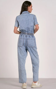 Denim Zip Jumpsuit