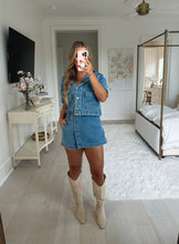 Load image into Gallery viewer, Erin Denim Button Down Top