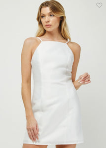 Classic Satin Mini Dress