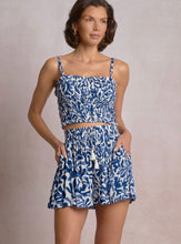 Load image into Gallery viewer, Coralina Blue Flowy Shorts