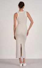 Load image into Gallery viewer, Ribbed Contrast Midi Dress