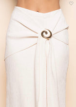 Load image into Gallery viewer, Bone Front Wrap Tie Maxi Skirt