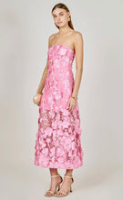 Load image into Gallery viewer, Strapless Floral Embroidered Maxi Dress
