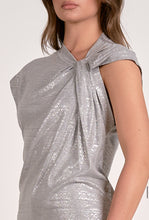 Load image into Gallery viewer, Gee Twist Metallic Top