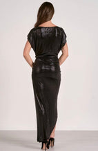 Load image into Gallery viewer, Hazel Metallic Black Dress