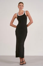 Load image into Gallery viewer, Ribbed Contrast Midi Dress