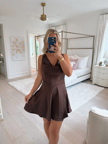 Chocolate Loving Mini Dress