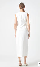 Load image into Gallery viewer, White Linen Maxi Skirt