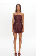 Load image into Gallery viewer, The Merlot Nights Sequin Mini Dress