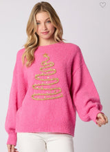 Load image into Gallery viewer, Christmas Tree Oversized Sweater