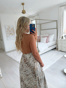 Sahara Halter Maxi Dress