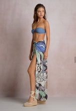 Load image into Gallery viewer, Botanical High Slit Skirt