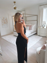 Load image into Gallery viewer, Midnight Affair Maxi Dress – Black