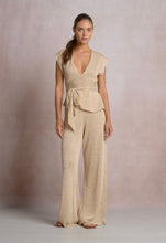 Load image into Gallery viewer, Golden Muse Wrap Top