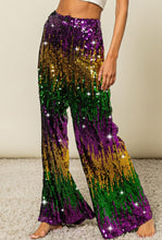 Load image into Gallery viewer, Mardi Gras Sequin Pants
