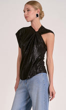Load image into Gallery viewer, Gee Twist Metallic Top