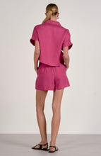 Load image into Gallery viewer, Rosé Breeze Cropped Button-Up Top