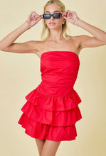 Load image into Gallery viewer, Rosie Tiered Mini Dress