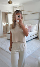 Load image into Gallery viewer, Sunday Ease Knit Top - Oatmeal