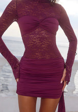 Load image into Gallery viewer, Larna Lace Mini Dress