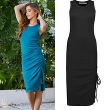 Load image into Gallery viewer, Bora Bora Ribbed Tank Dress