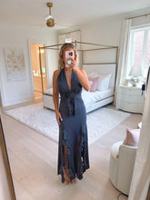 Load image into Gallery viewer, Midnight Rose Maxi Dress