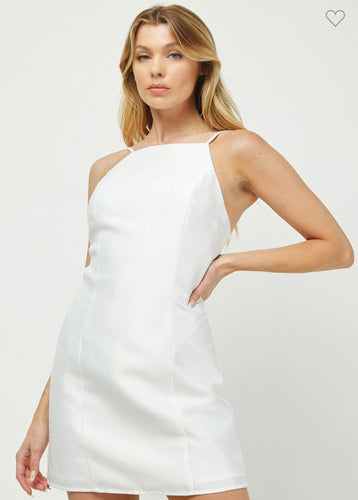 Classic Satin Mini Dress