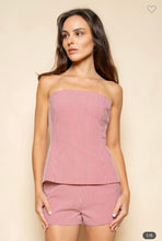 Load image into Gallery viewer, Gingham Hourglass Strapless Top