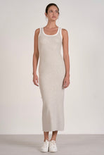 Load image into Gallery viewer, Ribbed Contrast Midi Dress