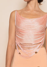 Load image into Gallery viewer, Pink All Over Fringe Top