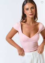 Load image into Gallery viewer, Cap Sleeve Brushed Knit Top