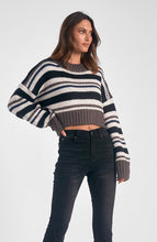 Load image into Gallery viewer, Stripe Chunky Sweater