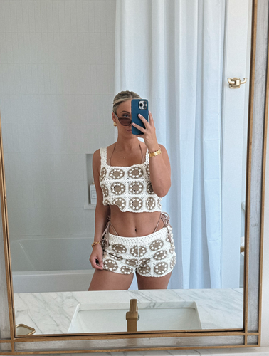 Megan Crochet Shorts