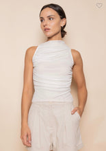 Load image into Gallery viewer, Ruched Mesh Top