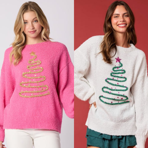 Christmas Tree Oversized Sweater