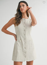 Load image into Gallery viewer, Kacey Button Down Mini Dress