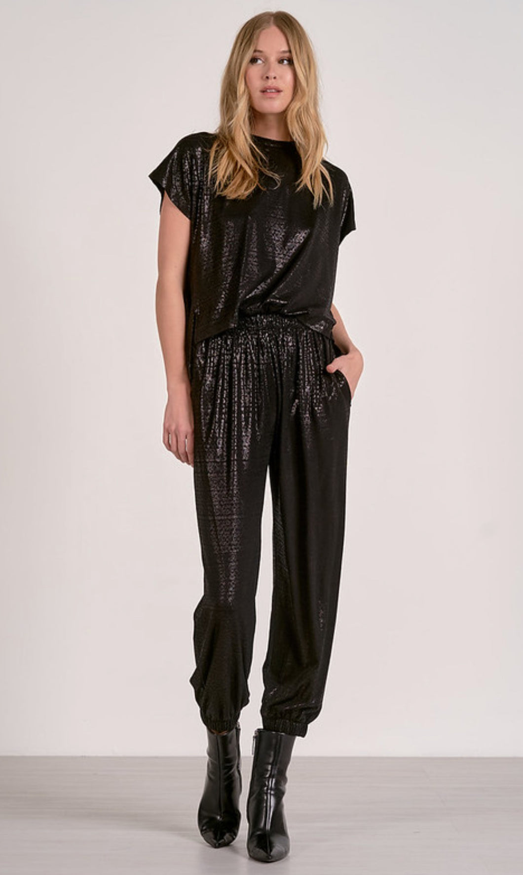 Cara Metallic Jumpsuit