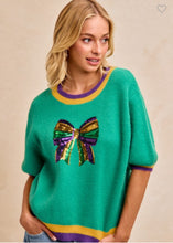 Load image into Gallery viewer, Jade Ribbon Patched Sweater Top